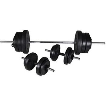 VidaXL Barbell and Dumbbell Set 60.5kg