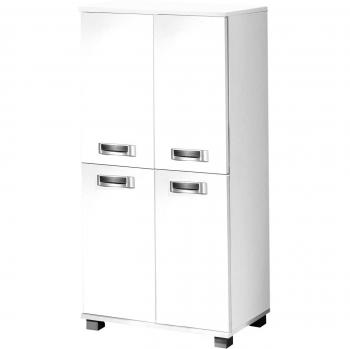 Cadiz HD‑119726 (Schildmeyer) – Hochregal 60 x117,5 x32,5 cm, weiß