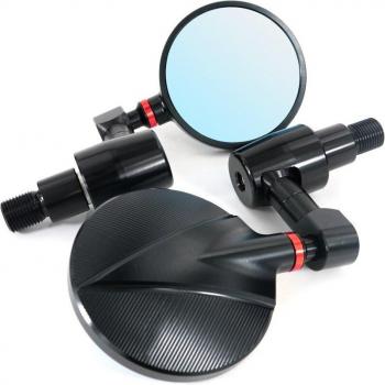 CNC Handlebar End Side Mirrors for Yamaha XSR900, XSR700, Tmax500, Tmax530, FZR600, FZR1000