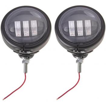 Lámpara LED antiniebla auxiliar 4-1/2 con soporte para Harley