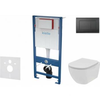Kielle Toilette Sedile per WC Genesis Telaio Supporto Chiusura Morbida