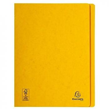 Exacompta Schnellhefter Manila-Karton, 265g, DIN A4, gelb