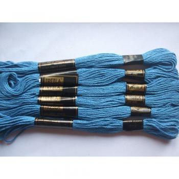 Col. 513 Trebla Embroidery Thread/Skeins - Royal Windsor Blue - 8m (Pack of 6)