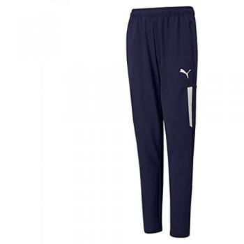 PUMA Kids Training Trousers – Teamliga Pro White Edition