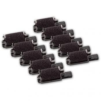 Encre noire 10 x – Rouleaux compatibles Canon P 23 DT, P 23 DH V G, P 23 DTS