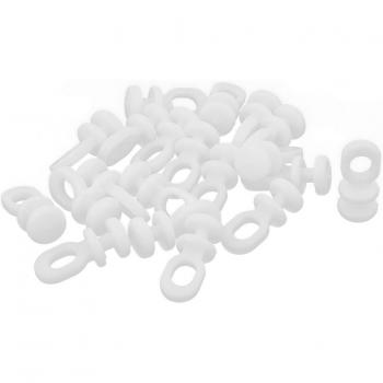 Porteur de rideau UXCELL, roulettes glissantes, 20 pièces