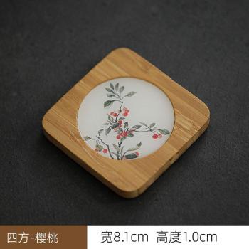 Bamboo Tea Coaster with Resin