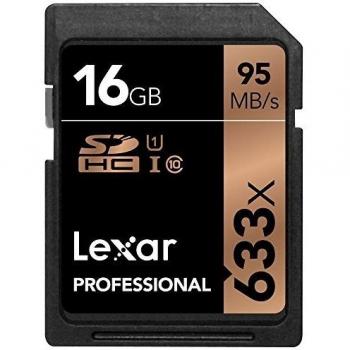 LSD16GCB1EU633 – Lexar 633x 16GB UHS‑I SDHC with Software
