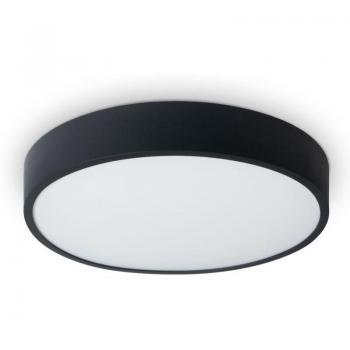 Paco Home Lampada LED Plafón Design Interni Moderna Nera 2x Ø40 cm