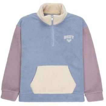 Roxy Lazy Weekend Half Zip Fleece for Girls (Blue)