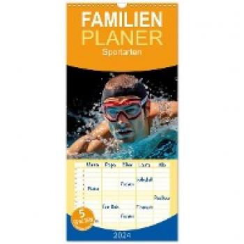 Familienplaner 2024 - Sportarten mit 5 Spalten Wandkalender