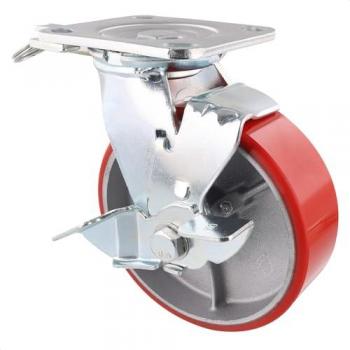 Chariot professionnel Lenk & Bock Roll, 400 kg, verrouillage direction 3‑en‑1