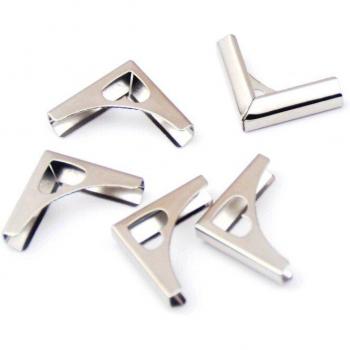 100PC Silver Tone Corner Protectors for Albums