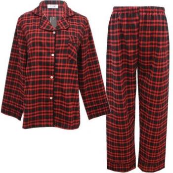Pijama de algodón para hombre y mujer, manga larga