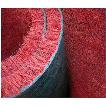 Tapis d'Entrée en Noix de Coco Rouge 100x400 cm