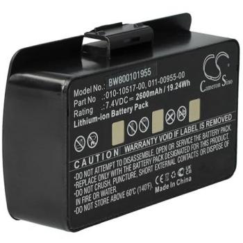 Batterie haute capacité 2600 mAh 8,4 V compatible Garmin GPSMAP 276-496