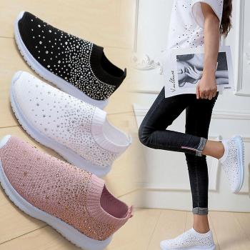 Chaussures de course en maille Crystal Bling 39