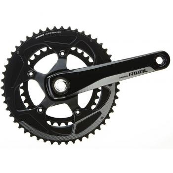 Rival 22 Yaw Kettenradgarnitur, SRAM 175 mm, 34–50 Z, Schwarz