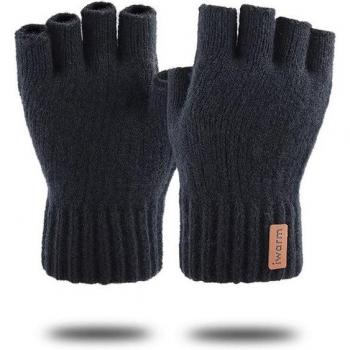 Unisex Knit Wool Warm Driving Gloves