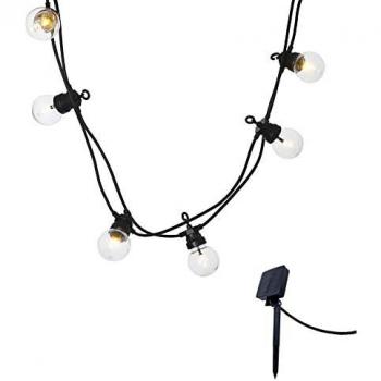 Party Clear Solar Ghirlanda 10 Lampadine LED