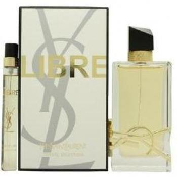 Ysl Libre Set- Edp Spray 90ml and 10ml   - Gold