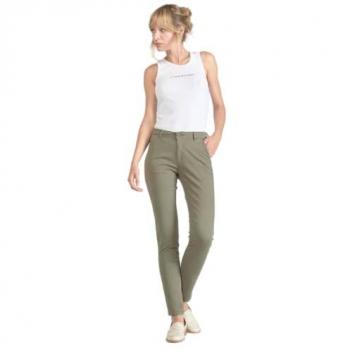 Pantalon chino kaki verdoyant en coton Dyli3