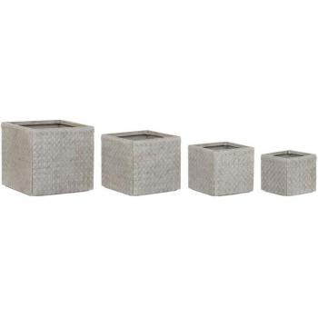Set de Macetas Modernas 4 Piezas 44,5x44,5x42,5