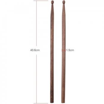 Paire de baguettes de tambour 5B en forme de vague