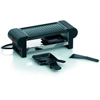 Bernina Raclette & Grill 350 W, 2 Poêlons – Noir