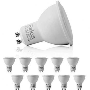LuminaWarm 3000K 600LM GU10 LED Light (60W Halogen Equivalent, 120° Beam)