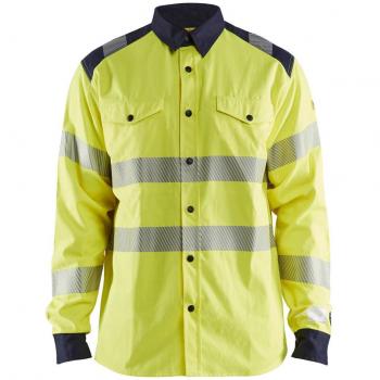 Camisa BLAKLADER Multinormes Inherente 3239 - Fluorescente Amarillo 4XL