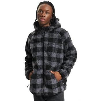 Brandit Giacca Teddy Worker Nero Grigio 7XL