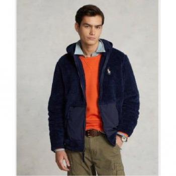Sudadera Polar Hombre Polo Ralph Lauren - Marino, Manga Larga, Poliéster Reciclado (L)
