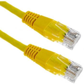 Cable de red ethernet Cat. 5e UTP de 3 m de color amarillo - BeMatik