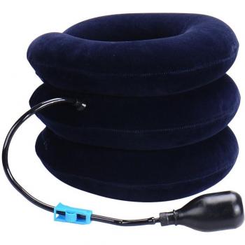 Cojín de viaje inflable para cuello y cabeza
