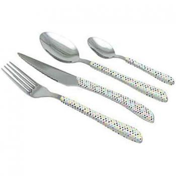 Set Allegro 24 Posate Casa Collection in Acciaio