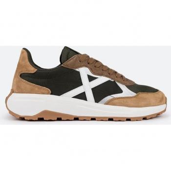 Munich Sneaker Babel 03 Marrone con Dettagli Neri e Bianchi EU 41