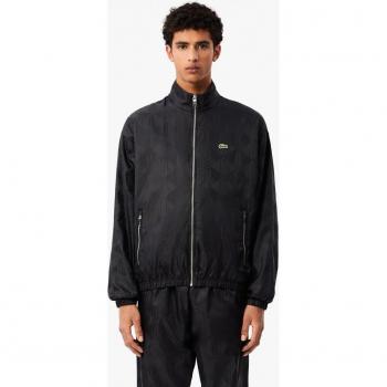 Lacoste Track Jacket Monogramma Uomo Nero Taglia L