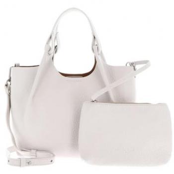 Gianni Chiarini Damen Ledertasche Hobo Bag Dua Weiss