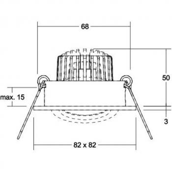 Brumberg LED-Einbaustrahlerset, DALI dimmbar - 41444633