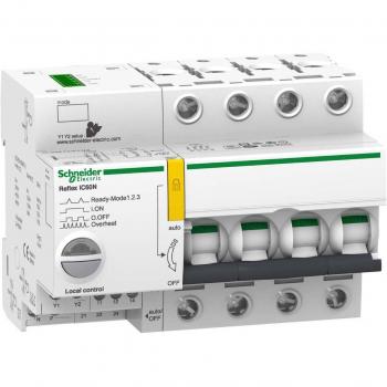 Acti9 Reflex Ic60n – disjoncteur à commande intégrée, interface Ti24 10a 4p courbe B (A9C61410)