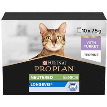 Purina Pro Plan Esterilizado Pavo 10x75g Snacks Para Gatos 4 Unidades