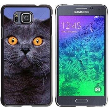 Samsung Galaxy Alpha G850 en Estuche Metalizado Negro