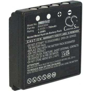 Sostituzione HBC FUB9NM – Batteria VHBW 700 mAh 6 V NiMH nero