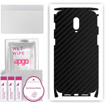 OnePlus 6T Protective Vinyl Skin - Carbon Pattern