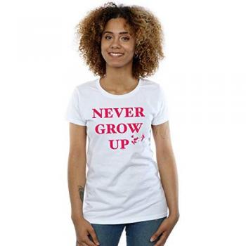 Disney Womens/Dames Peter Pan Never Grow Up katoenen t‑shirt XXL