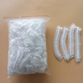 Clear Elastic Shower Caps 50 Pcs