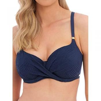 Blue Polyamide Full-Cup Bikini Bra – Ottawa Style (Size 40F)