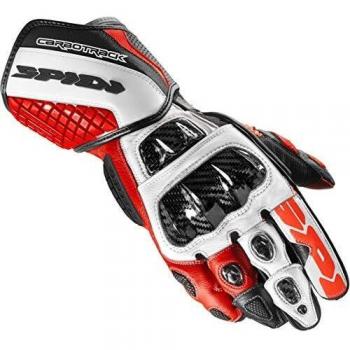 Guantes de moto Spidi Carbo Track Evo - Negro Rojo XL