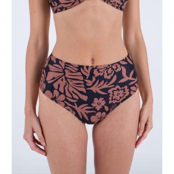 Hurley Slip Bikini Bayside Hi Waist Nero M